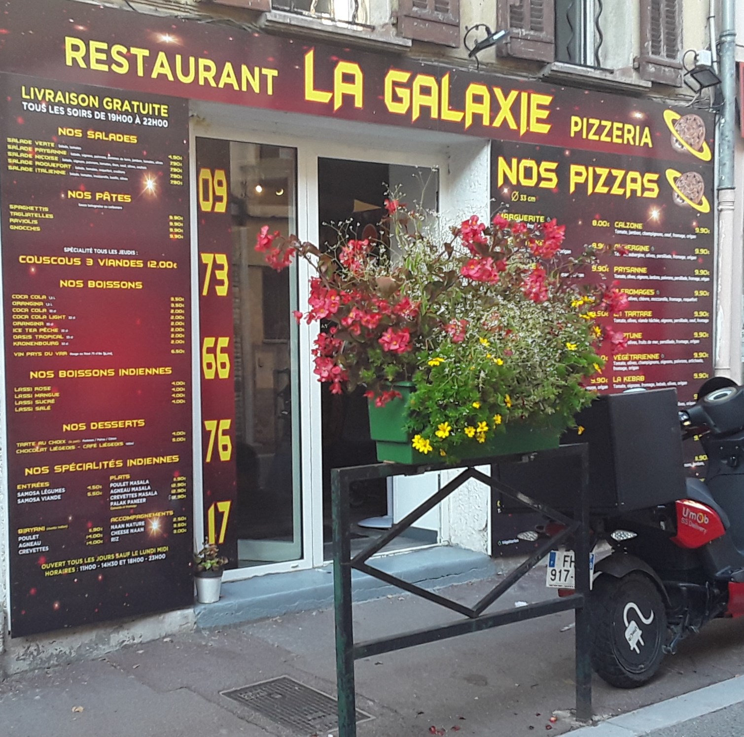 La Galaxie pizzeria saint vallier de thiey